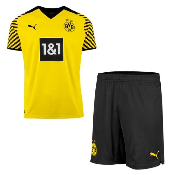 Camiseta Borussia Dortmund 1ª Kit Niño 2021 2022 Amarillo